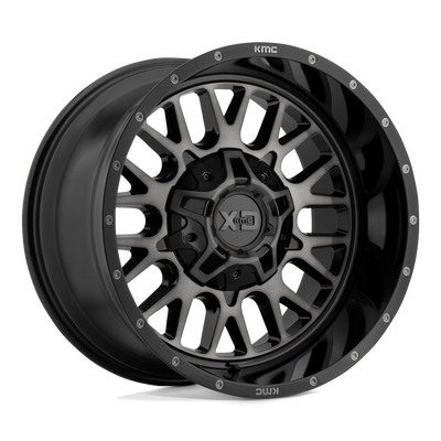 Snare - 20in, Cast Aluminum, Gloss Black W/ Gray Tint, 20X10, 6X135/5.5, -18mm, 885463735719, SAEJ2530 JWL-T VIA, 885463735719