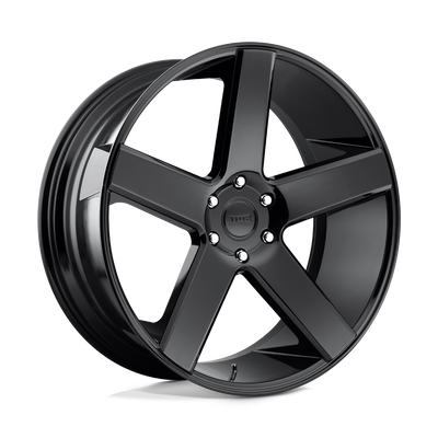 Baller - 22in, Cast Aluminum, Gloss Black, 22X8.5, 5X4.5, 38mm, 885463895093, 885463895093