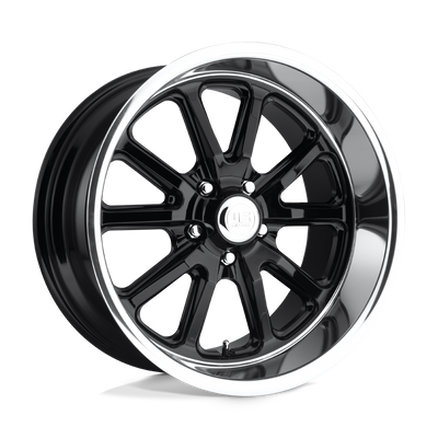 Rambler - 22in, Cast Aluminum, Gloss Black, 22X9, 5X5.0, 1mm, 885463898469, SAE J2530 JWL VIA, 885463898469