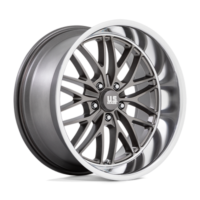 Santa Cruz - 20in, Cast Aluminum, Anthracite W/ Diamond Cut Lip, 20X10, 5X5.0, 6mm, 194933183692, 194933183692