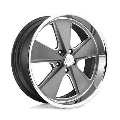 Roadster - 20in, Cast Aluminum, Matte Gun Metal Machined, 20X9.5, 5X4.75, 1mm, 885463898315, 885463898315