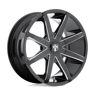 Push - 20in, Cast Aluminum, Gloss Black Milled, 20X8.5, 5X4.5/120, 35mm, 885463892979, 885463892979