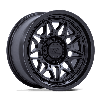Basecamp - 17in, Cast Aluminum, Matte Black, 17X8, 5X5.0, 20mm, 194933347834, SAE J2530 JWL VIA, 194933347834