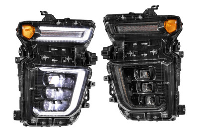Headlight - XB LED: Chevrolet Silverado HD (20-24 / Set) - 840203399002