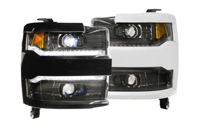Headlight - XB LED: Chevrolet Silverado HD (16-19 / Set) - 840203399095