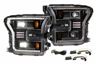 Headlight - XB Hybrid LED: Ford F-150 (15-17 / Set) - 840203321553