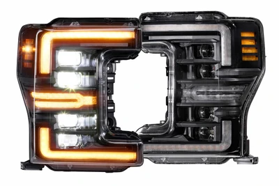 Headlight - XB LED: Ford Super Duty (17-19 / Amber DRL / Set) - 840203395011