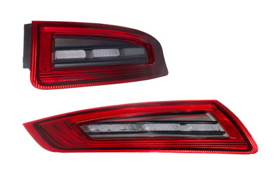 Tail Light - XB LED : Porsche 911 997.1 (05-08 / Red Lens / Set) - 840203386088