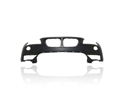Bumper Cover - Compatible/Replacement for '13-15 BMW X1 Base - Front Primed Without Headlight Washer Hole, 51117345031