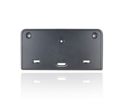 License Plate Bracket - Compatible/Replacement for '15-17 VW Volkswagen Golf/GTI - Front Bumper Without Sensor Hole, 5GM807287B9B9