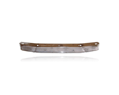 Bumper - Compatible/Replacement for '81-85 Ford Escort/Mercury Lynx - Front Chrome Steel Without Hole, E2TZ17757N
