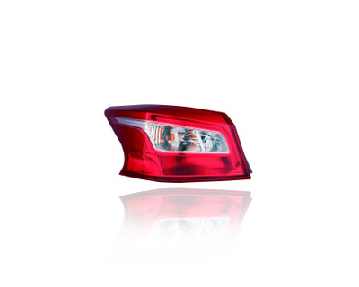 Tail Light Assembly For NI2804108 16-19 Nissan Sentra - Left Hand - Driver, Outer - On Body, CAPA Tail Light Assembly For NI2804108 16-19 Nissan Sentra - Left Hand - Driver, Outer - On Body, CAPA