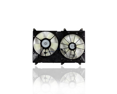 Dual Radiator and Condenser Fan Assembly For TO3120103 04-07 Toyota Highlander Base/4Cy/2.4L - Without Towing Package - 1636374311 Dual Radiator and Condenser Fan Assembly For TO3120103 04-07 Toyota Highlander Base/4Cy/2.4L - Without Towing Package - 1636374311