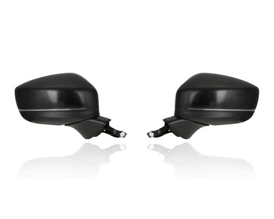 Door Mirror Replacement for 21-23  Mazda CX-9 - Power-Folding With Blindspot/Signal/Cover, Without Camera, Unpainted Door Mirror Rh, Pair, Left Driver + Right Passenger Set, TN4469121A, TN4469181A