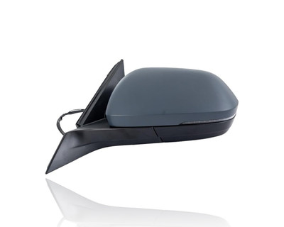 Door Mirror Compatible/Replacement for '21-23 Volkswagen Atlas - Power, Heated With Memory/Blindspot/Signal/Cover, Manual-Fold Unpainted, Left Hand - Driver, 3CN857507AK9B9