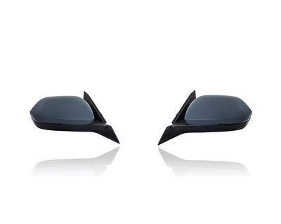 Door Mirror Compatible/Replacement for '21-23 Volkswagen Atlas - Power, Non-Heated, Manual-Folding With Signal/Cover, Unpainted, Pair, Left Driver + Right Passenger Set, 3CN857508AH9B9, 3CN857507AH9B9