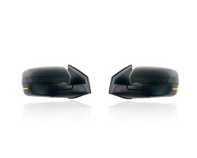 Door Mirror Compatible/Replacement for '23-26 Honda Pilot EXL/Touring - Signal, Manual-Folding Without Puddle/Camera, Unpainted, Pair, Left Driver + Right Passenger Set, 76208T90A21, 76258T90A21