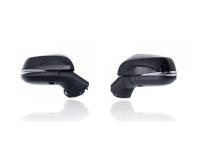 Door Mirror Compatible/Replacement for '21-26 Toyota Sienna Platinum - Heated With Puddle/Memory/Camera/Power-Folding, Unpainted, Pair, Left Driver + Right Passenger Set, 8791008240, 8794008210