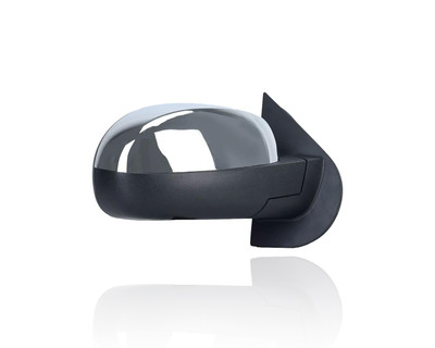 Door Mirror Compatible/Replacement for '09-14 Chevrolet Tahoe - Heated With Memory/Signal/Blindspot, Power-Folding Chrome, Right Hand - Passenger, 20843106