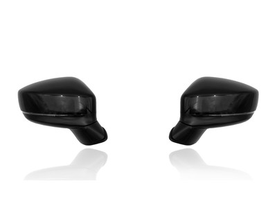 Door Mirror Replacement for 19-24  Mazda CX-5 Grand Tour/Premium/Turbo/Carbon 2.5T Power-Fold Heated With Blindspot Without Camera Unpainted Pair Left Driver+Right Passenger Set KB8M69121D KB8M69181D