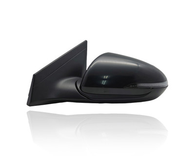 Door Mirror Compatible/Replacement for '19-20 Hyundai Elantra - Power, Heated With Signal/Blindspot, Without Memory/Camera, Black Unpainted, Left Hand - Driver, 87610F3530