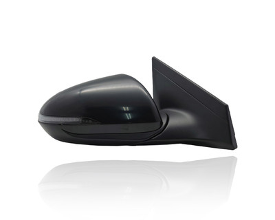 Door Mirror Compatible/Replacement for '19-20 Hyundai Elantra - Power, Heated With Signal/Blindspot, Without Memory/Camera, Black Unpainted, Right Hand - Passenger, 87620F3530