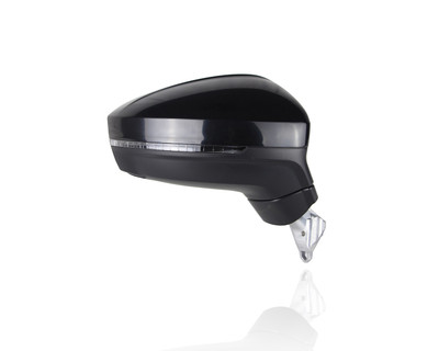 Door Mirror Compatible/Replacement for '18-19 Volkswagen Tiguan S/SE/SEL/R-Line - Manual-Folding With Blindspot, Without Memory/Camera, Unpainted, Left Hand - Driver, 5NN857507R9B9