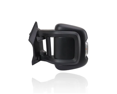 Door Mirror Compatible/Replacement for '21-24 RAM Promaster Extended - Power, Heated With Signal/Blindspot, Without Camera, Textured, Left Hand - Driver, 7JR85JXWAA