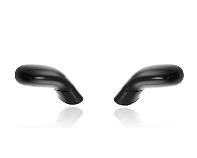 Door Mirror Compatible/Replacement for '05-09 Chevrolet Corvette - Power, Heated Without Auto Dim/Satellite Radio, Pair, Left Driver + Right Passenger Set, 15795838, 15795837