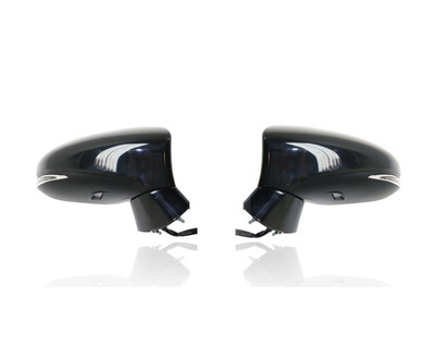 Door Mirror Compatible/Replacement for '14-17 Lexus CT200h - Power, Heated With Signal/Puddle/Memory, Unpainted, Pair, Left Driver + Right Passenger Set, 8791076152C0, 8794076152C0