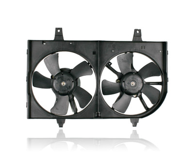 Dual Radiator and Condenser Fan Assembly For NI3115113 00-01 Nissan Maxima, 00-01 Infinit i30