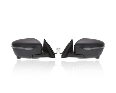 Door Mirror Compatible/Replacement for '17-17 Nissan Rogue/Hybrid SV - Power, Heated With Signal/Camera, Without Memory, Unpainted, Pair, Left Driver + Right Passenger Set, 963019TB3C, 963029TB3C
