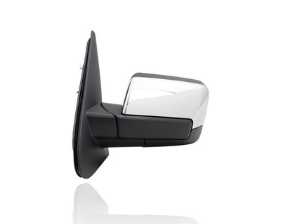 Door Mirror Compatible/Replacement for '07-08 Lincoln Navigator - Power, Heated, Power-Folding With Memory/Puddle/Signal, Chrome, Left Hand - Driver, 8L7Z17683AA