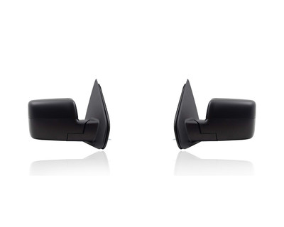 Door Mirror Compatible/Replacement for '07-08 Ford F-150 - Power, Heated With Signal/Puddle/Memory, Unpainted, Pair, Left Driver + Right Passenger Set, 8L3Z17682TA, 8L3Z17683TA
