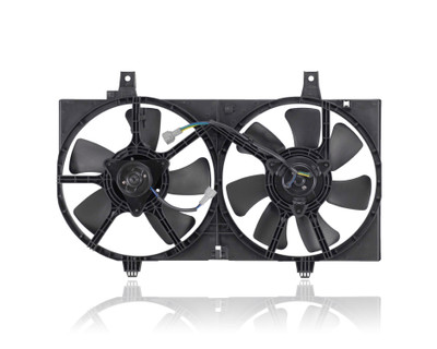 Dual Radiator and Condenser Fan Assembly For NI3115123 02-06 Nissan Sentra 1.8L With A/C