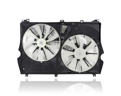 Dual Radiator and Condenser Fan Assembly Fit/For 167110P330 16-22 Lexus RX350 Canada-Build Without Tow Package - WithoutTransmission Oil Cooler