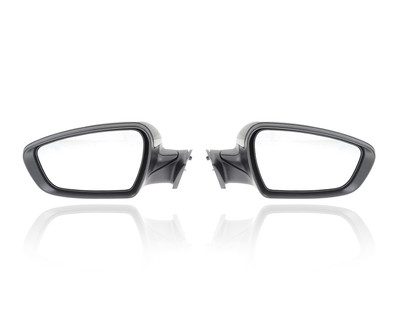 Door Mirror Replacement for 21-21 Lexus ES350 F-Sport Black Line Power-Folding Heated With Signal/Blindspot/Memory Without Dim Unpainted Pair Left Driver+Right Passenger Set 8791006D10C0 8794006D10C0
