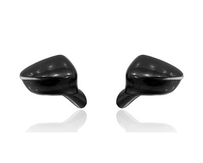 Door Mirror Compatible/Replacement for '16-22  Mazda CX-3 - Manual-Folding, Heated With Signal, Without Blindspot, Pair, Left Driver + Right Passenger Set, DB2R69121B, DB2R69181B
