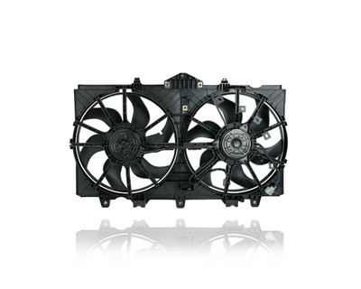 Dual Radiator and Condenser Fan Assembly For 214814GA0A 14-14 Infiniti Q50, 15-15 Q50 Sport, 14-18 Q50 Hybrid 3.5/3.7L - Without Fan Control Module Dual Radiator and Condenser Fan Assembly For 214814GA0A 14-14 Infiniti Q50, 15-15 Q50 Sport, 14-18 Q50 Hybrid 3.5/3.7L - Without Fan Control Module