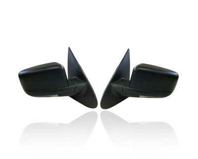 Door Mirror Replacement for 03-06 Lincoln Navigator 05-06 Ford Expedition Limited - Heated With Signal/Memory Power-Folding Unpainted Pair Left Driver + Right Passenger Set 6L7Z17682BA 6L7Z17683AA