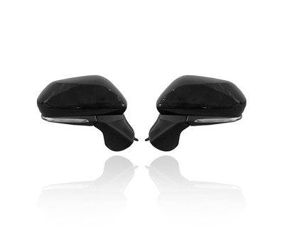Door Mirror Replacement for 19-19 Toyota Avalon/Hybrid Touring/Limited - With Signal/Blindspot/Memory, Without Camera, Unpainted, Pair, Left Driver + Right Passenger Set, 8791007200, 8794007200