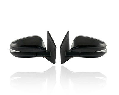 Door Mirror Replacement for 16-18 Toyota RAV4/Hybrid SE/Limited/Platinum (North America) Heated With Signal/Blindspot/Camera Unpainted Pair Left Driver+Right Passenger Set 879100R190C0 879400R200C0