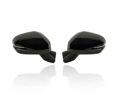 Door Mirror Compatible/Replacement for '23-26 Honda CR-V/Hybrid EX/EXL/Sport/Touring - Heated With Signal/Blindspot, Unpainted, Pair, Left Driver + Right Passenger Set, 762083A0A12, 762583A0A12