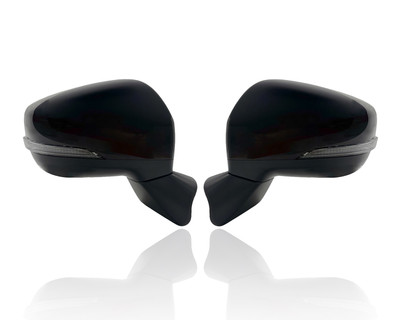 Door Mirror Compatible/Replacement for '19-21 Subaru Forester Touring - Heated With Signal/Blindspot/Memory, Unpainted, Pair, Left Driver + Right Passenger Set, 91036SJ610, 91036SJ600