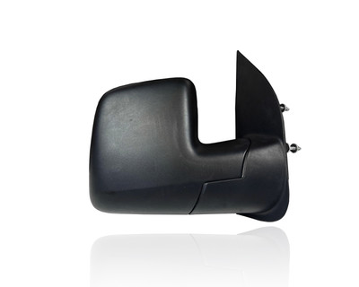 Door Mirror Compatible/Replacement for '08-09 Ford Econoline E150/250/350/450 Superduty - Manual Sail Single Lens, Textured Black, Right Hand - Passenger, 7C2Z17682BA
