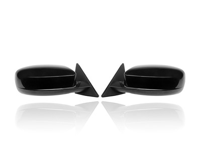 Door Mirror Compatible/Replacement for '11-19 Dodge Charger - Heated With Memory, Without Doorlamp/Blindspot, Unpainted, Pair, Left Driver + Right Passenger Set, 1NJ52TZZAJ, 1NJ53TZZAJ