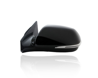 Door Mirror Compatible/Replacement for '13-16 Hyundai Santa Fe GLS/SE/Limited - Heated With Signal/Blindspot, Without Memory, Unpainted, Left Hand - Driver, 87610B8040