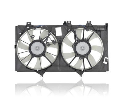 Dual Radiator and Condenser Fan Assembly For TO3115173 12-17 Toyota Camry Hybrid, 13-18 Avalon Hybrid