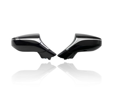 Door Mirror Replacement for 19-19 Lexus ES300h/350 - Power, Heated Black With Memory/Signal/Blindspot, Without Dim, Unpainted, Pair, Left Driver + Right Passenger Set, 8791006C30C0, 8794006C30C0