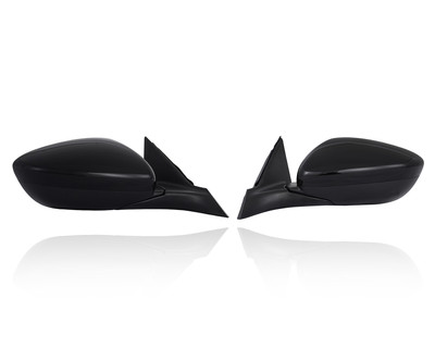 Door Mirror Compatible/Replacement for '23-25 Honda Accord EX/SE - Power, Heated With Blindspot, Without Signal, Unpainted, Pair, Left Driver + Right Passenger Set, 7620830AA11, 7625830AA11